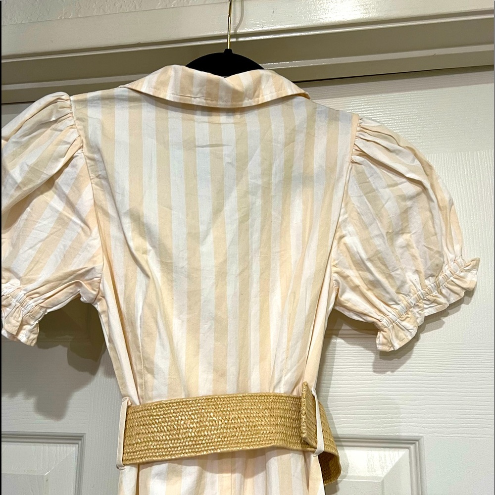 NWT WEWOREWHAT MACRO STRIPED BELLA MAXI DRESS - Picture 12 of 14